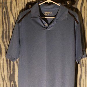 Light Blue Dry-fit Nike Golf Tour Performance Shirt Size Large
